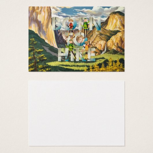 TOP Born to Hike (Vorne & Hinten)