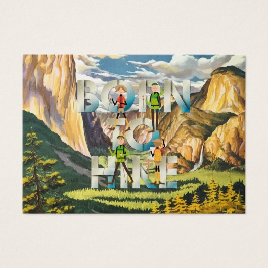 TOP Born to Hike (Vorderseite)