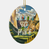 TOP Born to Hike Keramik Ornament (Rechts)