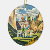 TOP Born to Hike Keramik Ornament (Links)