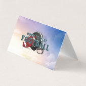 TOP Born to Play Football Visitenkarten (Rückseite)