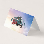 TOP Born to Play Football Visitenkarten (Vorderseite)