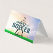 TOP Born to Play Soccer Visitenkarten (Rückseite)