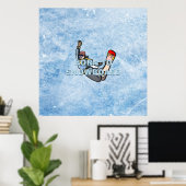 TOP Born to Snowboard Poster (Heimbüro)