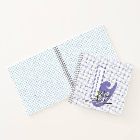 Top Bound Graph Paper for Lefties Notizblock (Innenseite)