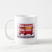 Top British Bus Funny Spaß Art Kaffeetasse (Links)