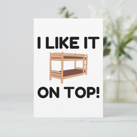 Top-Bunker Dankeskarte (Stehend Vorderseite)