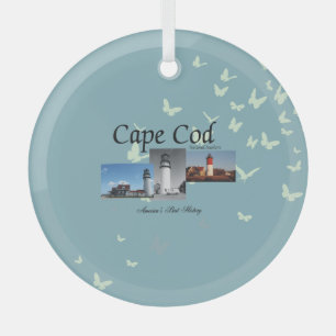 TOP Cape Cod Glass Ornament