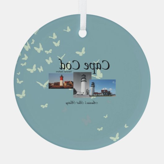 TOP Cape Cod Glass Ornament (Rückseite)