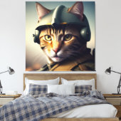 TOP CAT GUN PILOT SERIEN NO 2 ART DRUCKEN LEINWANDDRUCK (Insitu (Schlafzimmer))