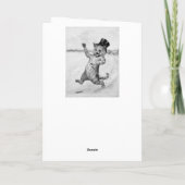 Top Cat! - Louis Wain Dankeschön Karte (Rückseite)