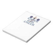 TOP Cheer Girl Cheer Notizblock (Rotiert)