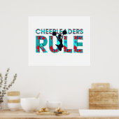 Top Cheerleader Rule Poster (Küche)