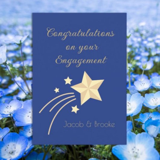 Top Choice! Benutzerdefinierte Verlobung Karte