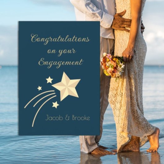 Top Choice! Benutzerdefinierte Verlobung Karte
