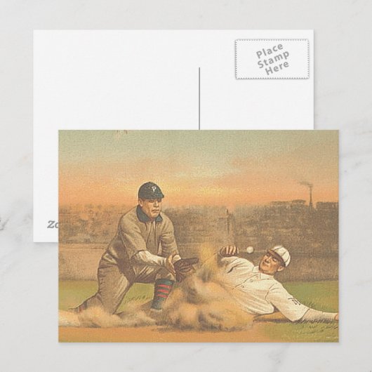 TOP Classic Baseball Postkarte (Vorne/Hinten)