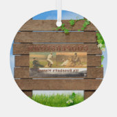 TOP Cooperstown Glass Ornament Aus Glas (Rückseite)