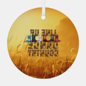 TOP Country Line Tance Glass Ornament (Rückseite)