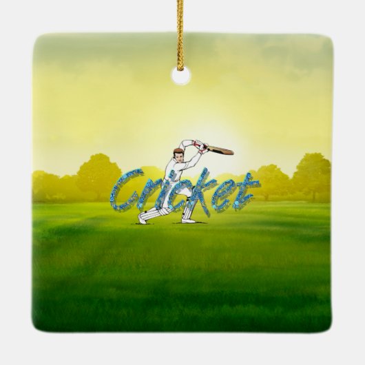 TOP-Cricket Keramikornament (Rückseite)