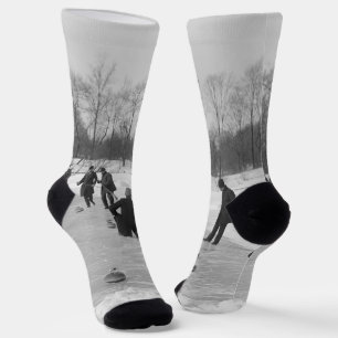 TOP Curling Old School Socken