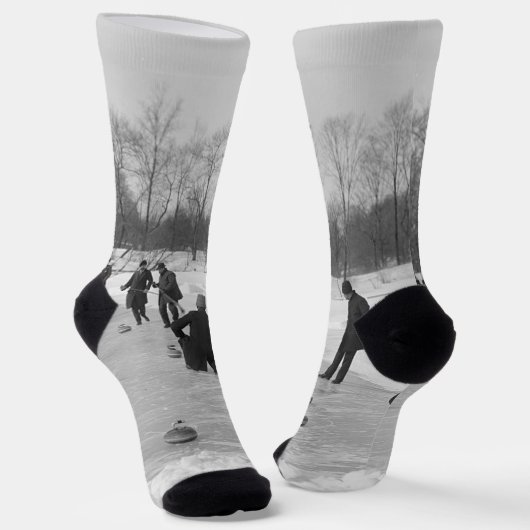 TOP Curling Old School Socken (Gewinkelt)
