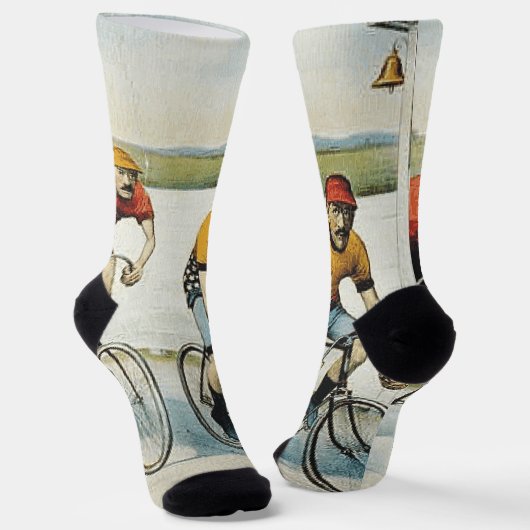 TOP Cycling Old School Socken (Gewinkelt)