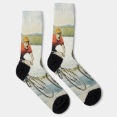 TOP Cycling Old School Socken (Rechts)