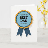 Top Dad Rosette Grafikkarte Karte (Gelbe Blume)