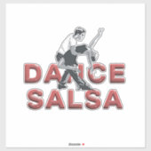 TOP Dance Salsa Aufkleber (Blatt)