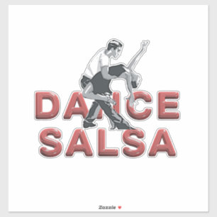 TOP Dance Salsa Aufkleber