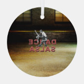 TOP Dance Salsa Glas Ornament (Rückseite)