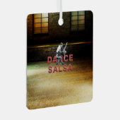 TOP Dance Salsa Metal Ornament (Vorderseite Rechts)