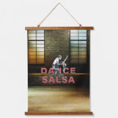 TOP Dance Salsa Wandteppich Mit Holzrahmen (Vorderseite)