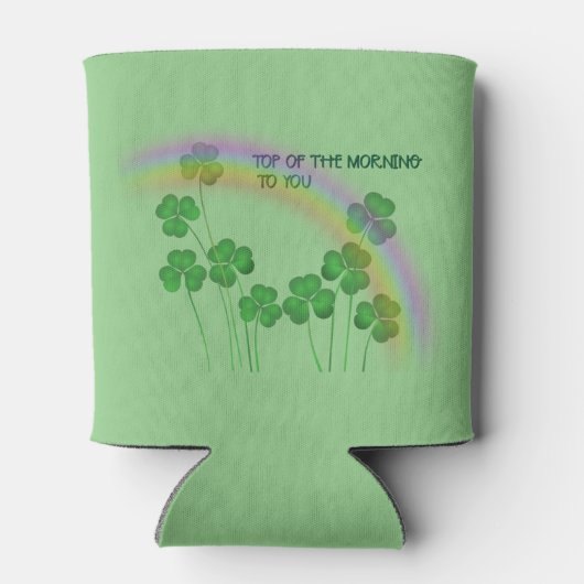 Top der irischen Clovers Dosenkühler (Rückseite)