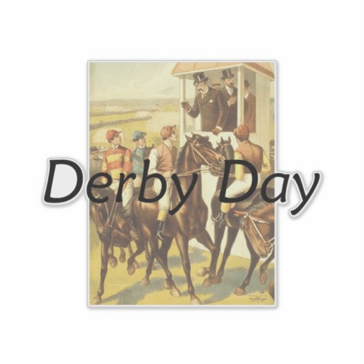 TOP Derby Day Aufkleber (Vorderseite)