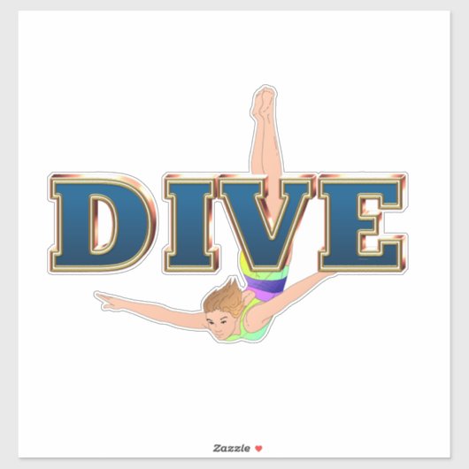 TOP Dive Aufkleber (Blatt)