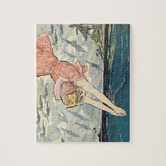 TOP Dive Girl Puzzle (Vertikal)