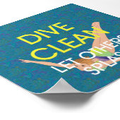 TOP Diving Clean Poster (Ecke)