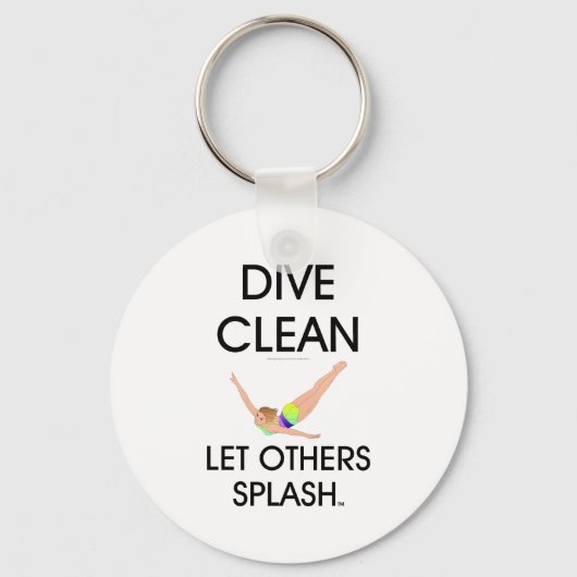 TOP Diving Clean Schlüsselanhänger (Vorderseite)