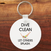 TOP Diving Clean Schlüsselanhänger (Vorderseite)