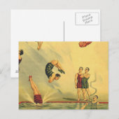 TOP Diving Old School Postkarte (Vorne/Hinten)