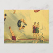 TOP Diving Old School Postkarte (Vorderseite)