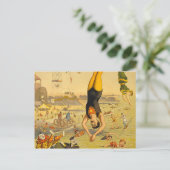TOP Diving Slogan Postkarte (Stehend Vorderseite)