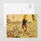 TOP Diving Slogan Postkarte (Vorne/Hinten)