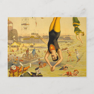 TOP Diving Slogan Postkarte