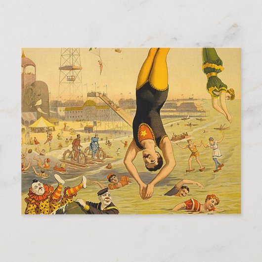 TOP Diving Slogan Postkarte (Vorderseite)