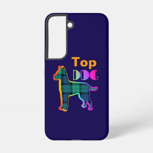 Top-Dog-Logo dunkelblau Samsung Galaxy Hülle