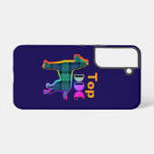 Top-Dog-Logo dunkelblau Samsung Galaxy Hülle (Rückseite (Horizontal))