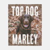 Top Dog PhotoPop Fleecedecke (Vorderseite)