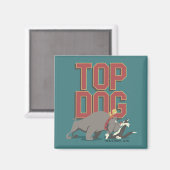 "Top Dog" Spickwächter TWEETY™ von SYLVESTER™ Magnet (Vorderseite/Rückseite)